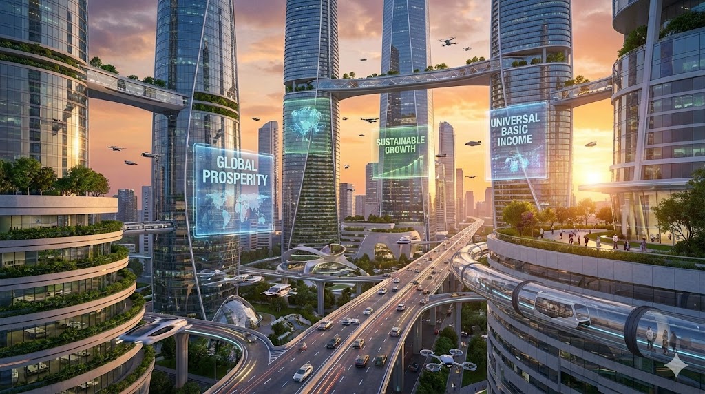 SpaceX rocket launch and IPO future vision concept Investment Psychology Art