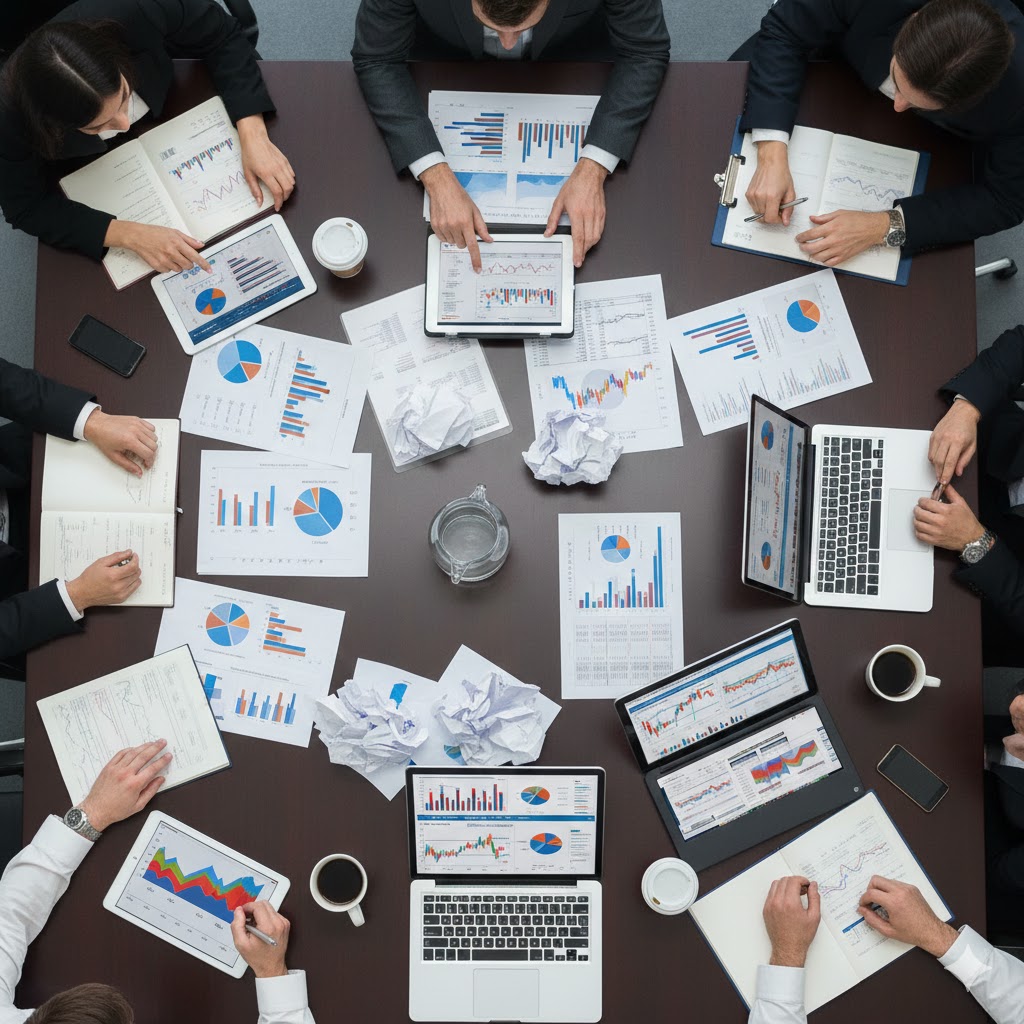 Big Pharma Merger and Acquisition Deal Meeting Financial Market Scene