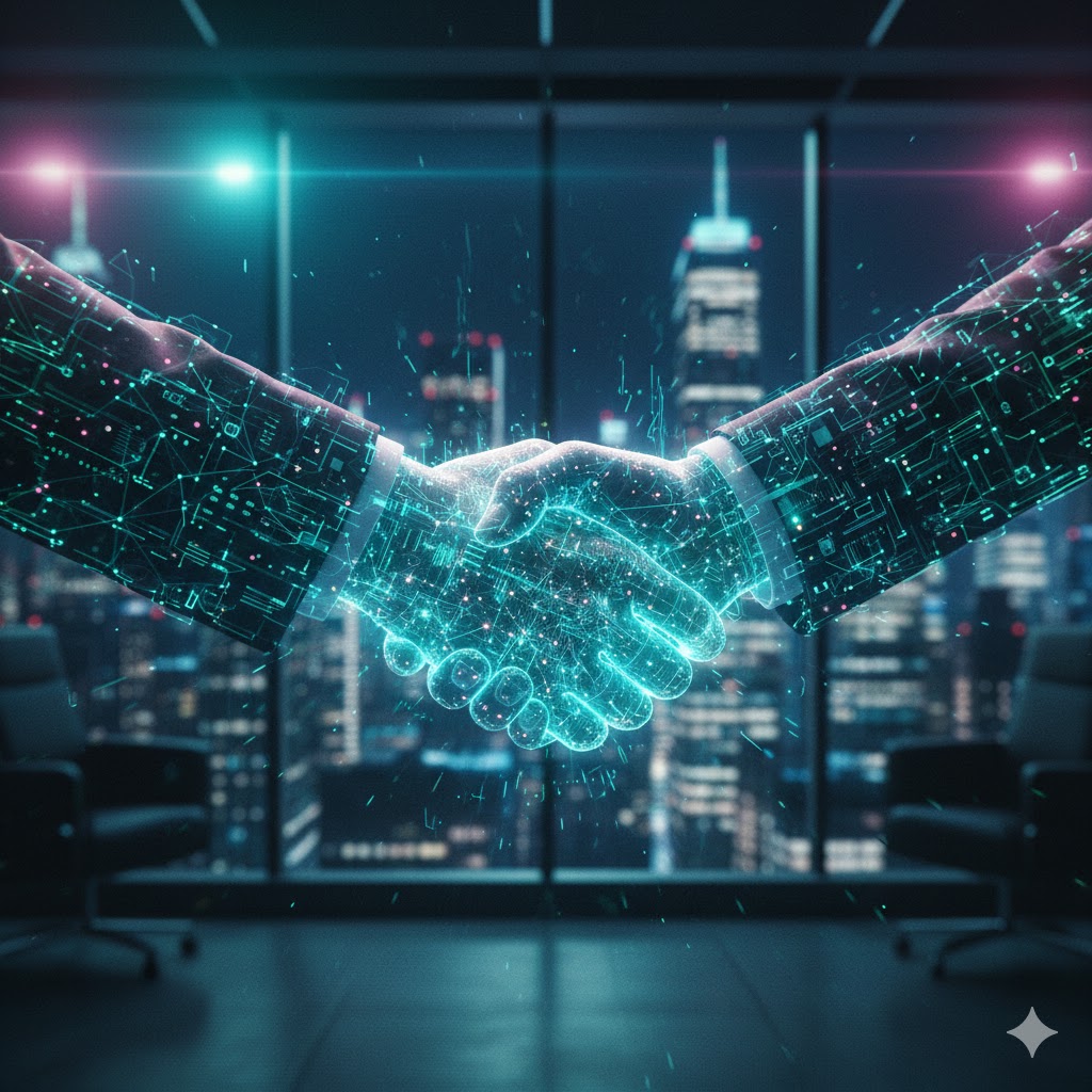 Investment deal meeting for SpaceX largest IPO Market Insight Visual