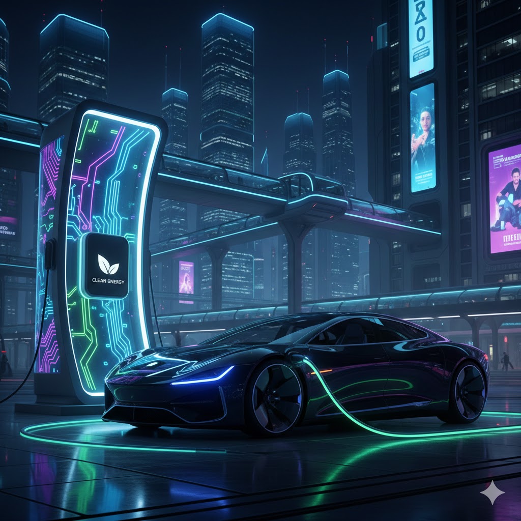 electric vehicle EV auto industry stock analysis Stock Market Image