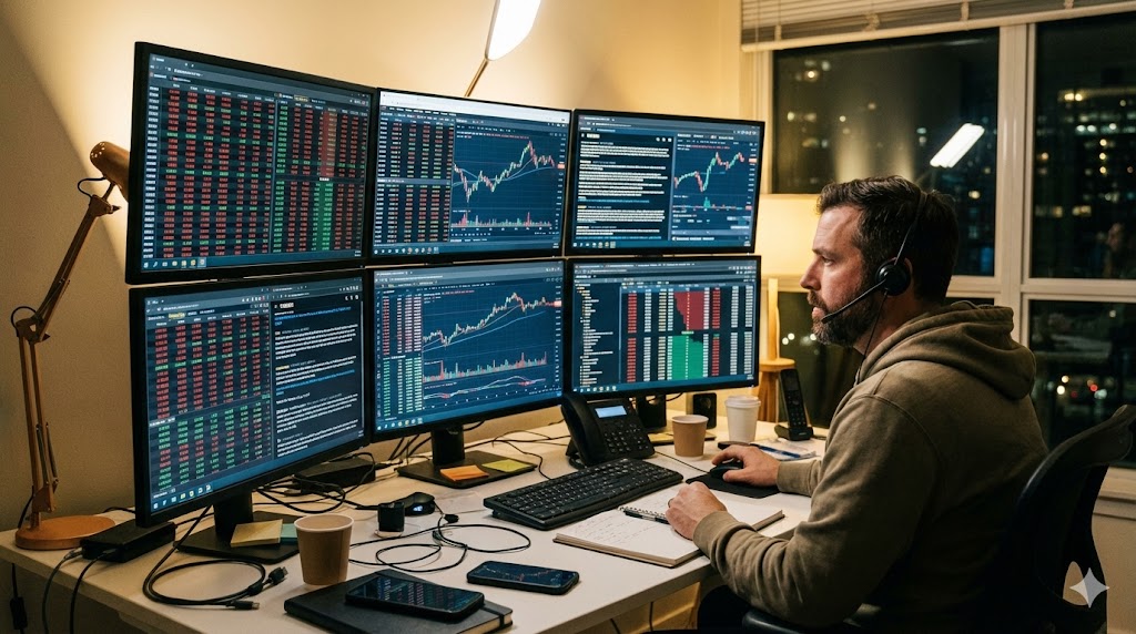 Stock market investment portfolio diversification concept Investment Psychology Art